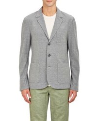 James Perse Knit Three Button Sportcoat Grey