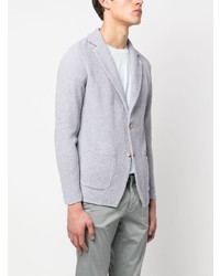 Manuel Ritz Knitted Single Breasted Blazer