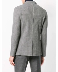 Lardini Patterned Knitted Blazer