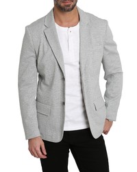 Jachs Stretch Knit Sport Coat In Grey At Nordstrom