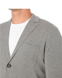Burberry Wool And Cashmere Blend Knitted Blazer