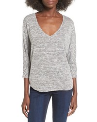 Leith Stretch Knit Highlow Top