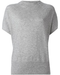 Vince Cap Sleeve Knitted Blouse