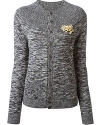 Dsquared2 Gold Brooch Cardigan