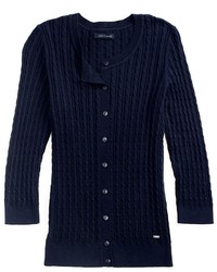 Tommy Hilfiger Final Sale 34 Sleeve Cable Cardigan