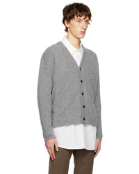 Solid Homme Gray Brushed Cardigan