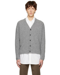 Solid Homme Gray Brushed Cardigan