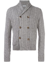Malo Cable Knit Buttoned Cardigan