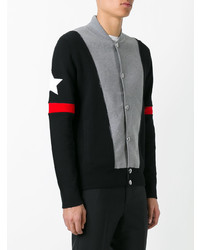 Givenchy Stars And Stripe Knitted Cardigan