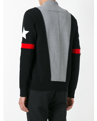 Givenchy Stars And Stripe Knitted Cardigan