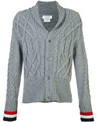 Thom Browne Thick Cable Knit Cardigan