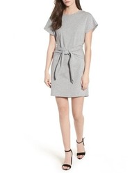 Grey Knit Casual Dress