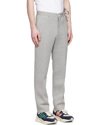 Comme des Garcons Homme Grey Cotton Trousers