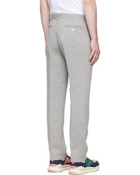 Comme des Garcons Homme Grey Cotton Trousers