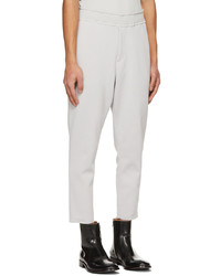 CFCL Grey Milan Rib Tapered Trousers