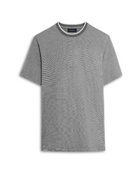 Bugatchi Comfort Knit Tee In Charcoal At Nordstrom