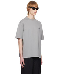 Balenciaga Gray Bb Corp T Shirt