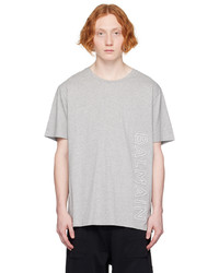 Balmain Gray Reflective T Shirt