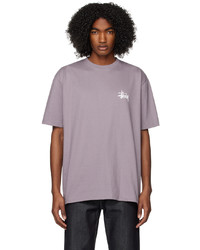 Stussy Purple Basic T Shirt