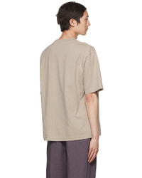 Acne Studios Taupe Organic Cotton T Shirt