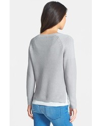 Dex Rib Knit Crop Sweater