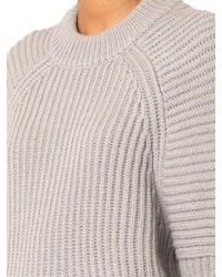 Balenciaga Wool And Alpaca Blend Cropped Sweater