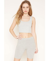 Forever 21 Cotton Blend Crop Top