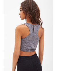 Forever 21 Double Racer Crop Top