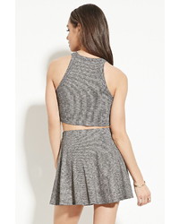 Forever 21 Marled Knit Crop Top