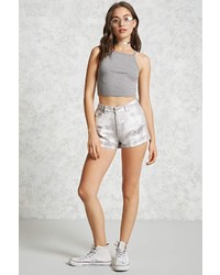 Forever 21 Ribbed Knit Cropped Cami