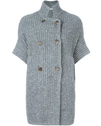 Brunello Cucinelli Double Breasted Knitted Cardigan