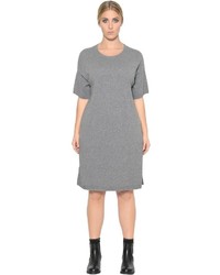 Marina Rinaldi Short Sleeve Cashmere Blend Knit Dress