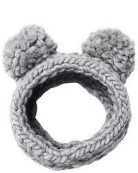 Eugenia Kim Mies Chunky Hand Knit Headband Wpom Poms