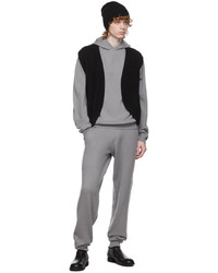 Frenckenberger Grey Cashmere Hoodie