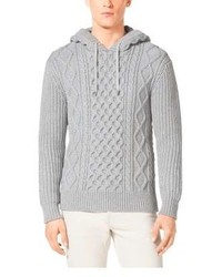 michael kors waffle knit hoodie