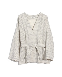 Grey Knit Kimono