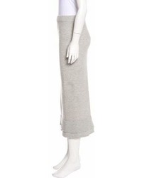 Victoria Beckham Wool Midi Skirt