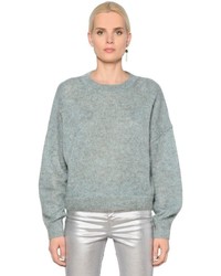 Grey Knit Mohair Sweater
