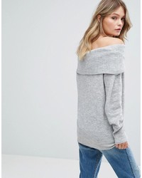 Jdy Off The Shoulder Knitted Top