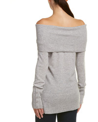 Quinn Qi Cashmere Off The Shoulder Tube Tunic