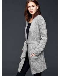 Gap Cable Knit Sweater Wrap Cardigan