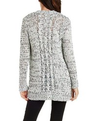 Charlotte Russe Marled Chunky Cardigan Sweater