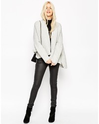 Asos Collection Chunky Cardi In Cutabout Rib
