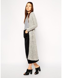 Asos Collection Knitted Look Maxi Cardigan