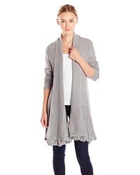 Colourworks Colour Works Long Sleeve Sweater Coat With Back Pleats And Sequins