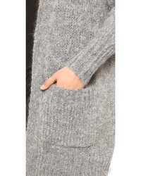 DKNY Long Sleeve Open Front Cardigan