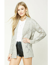 Forever 21 Open Knit Shawl Cardigan