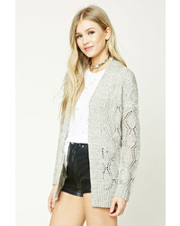 Forever 21 Open Knit Shawl Cardigan