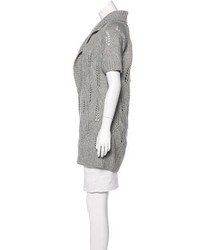 Theory Wool Blend Open Front Cardigan
