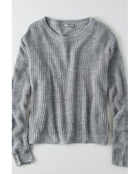 American Eagle Outfitters O Dont Ask Why Oversized Crew Sweater